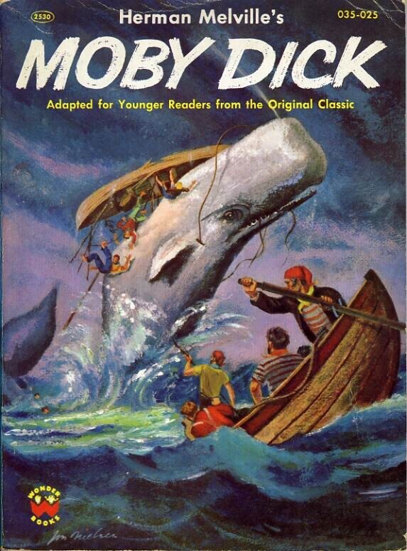 Livre Moby dick première de couverture